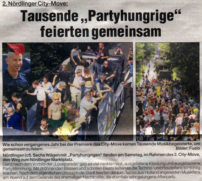 City Move 2002 Wochenzeitung
